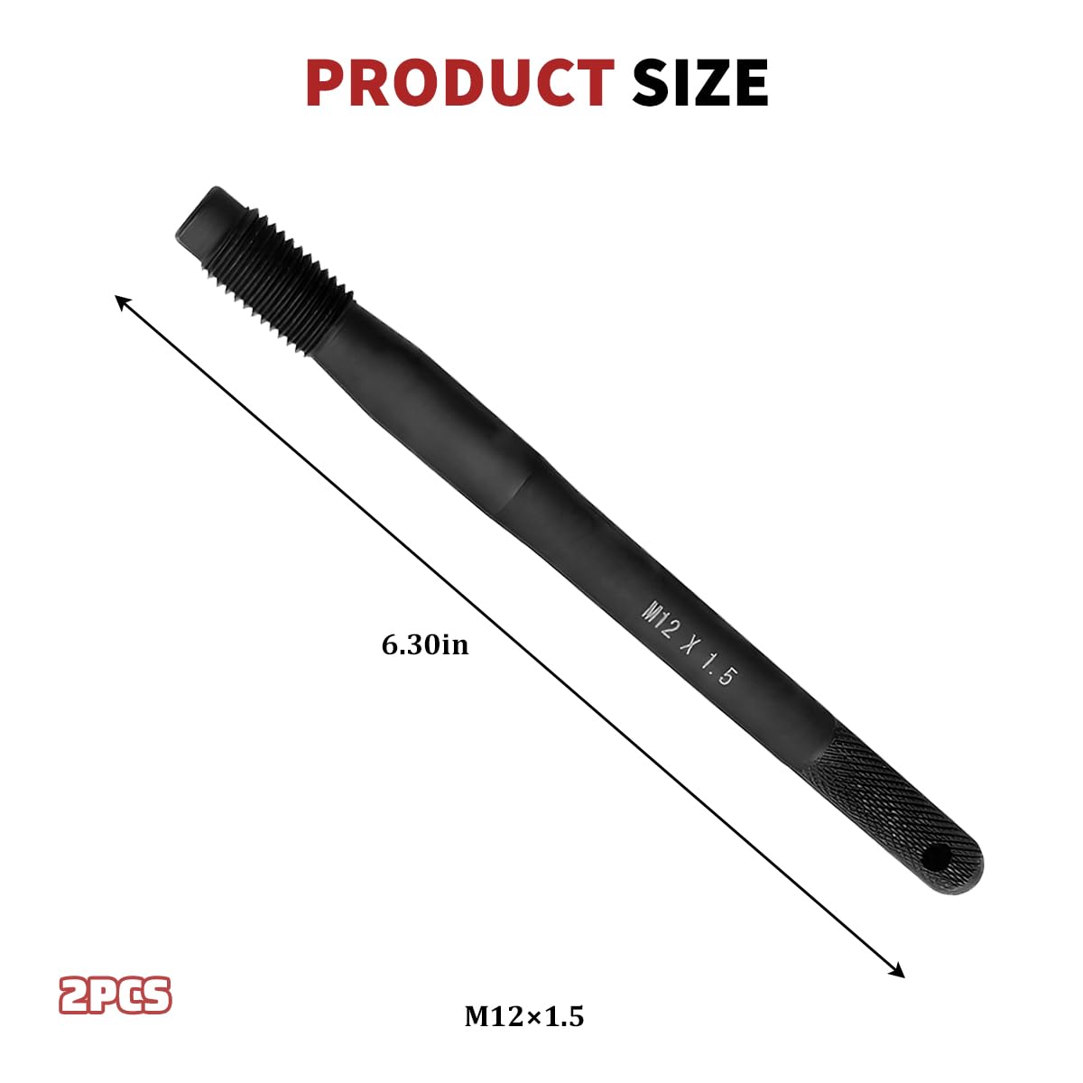 M12 x 1.5 Steel Wheel Alignment Pin I726385