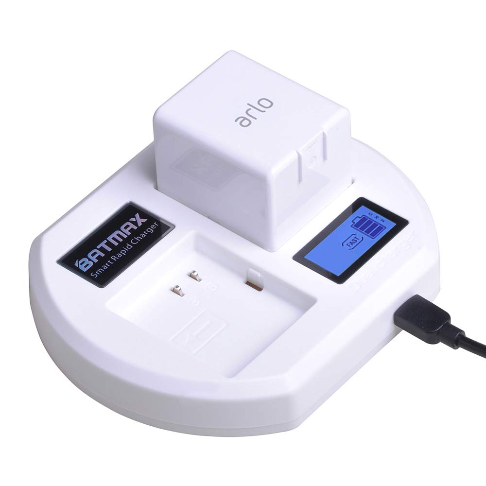 LCD USB Dual Battery Charging Station A7540