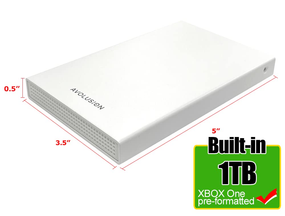 1TB USB 3.0 Portable External Hard Drive X809351