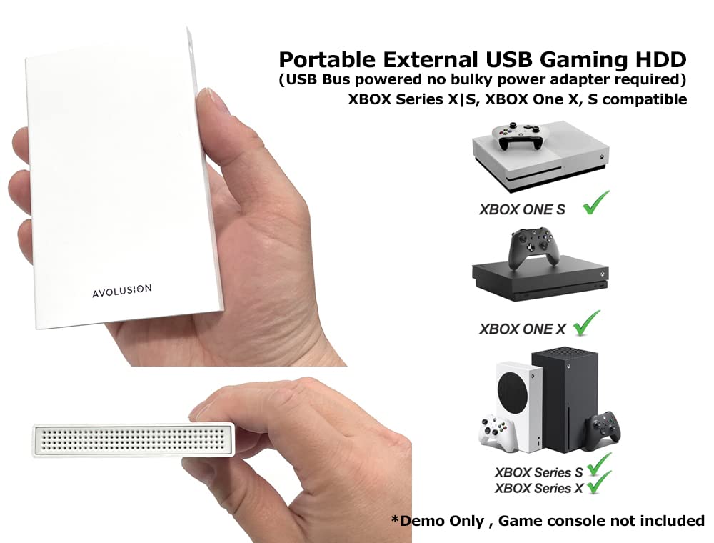 1TB USB 3.0 Portable External Hard Drive X809351