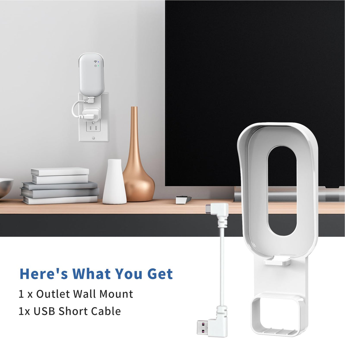 Wall Mount Bracket with Short Cable U71643