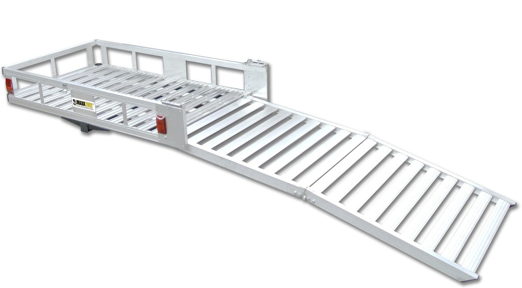 Aluminum Hitch Mount Wheelchair Carrier with Folding Ramp G5480