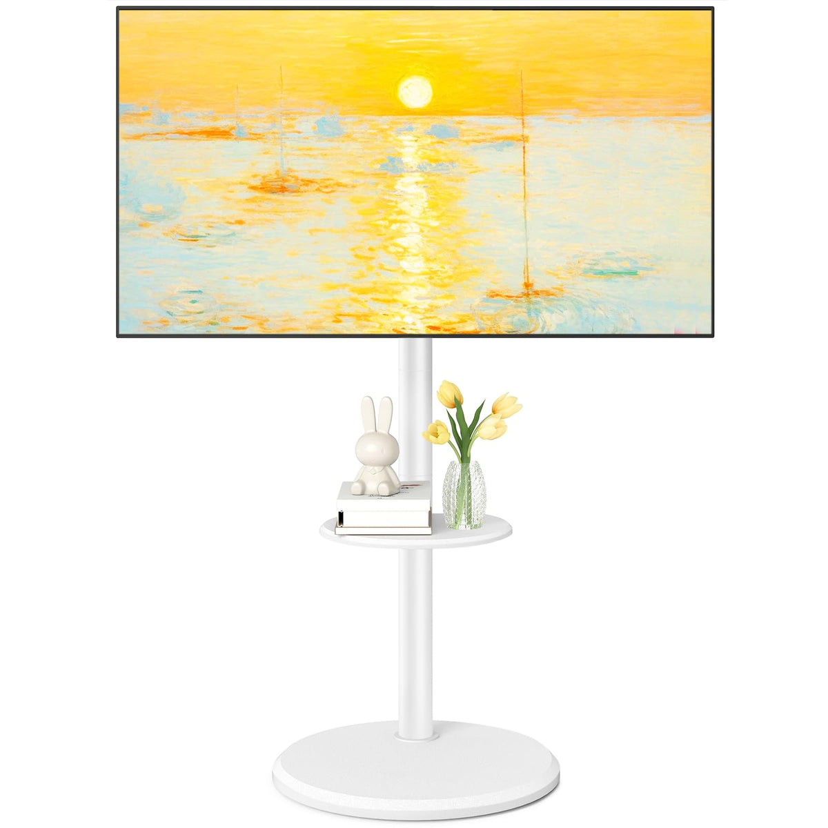 Rolling Mobile TV Stand for 32-65 Inch Flat Screen TVs Y4222