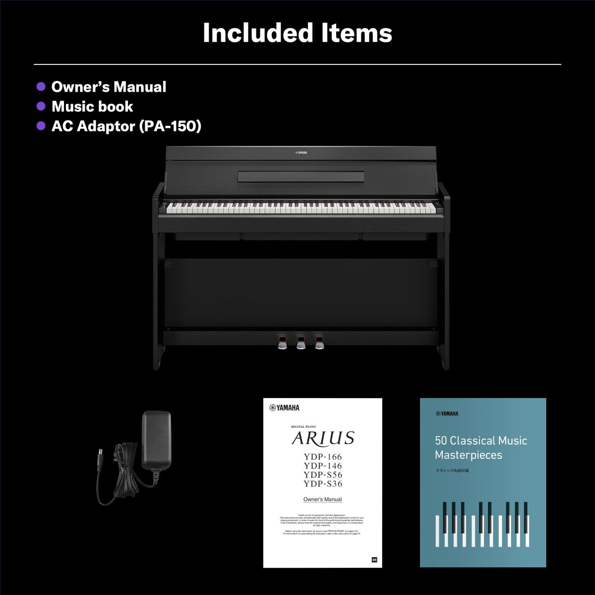 Black 88-Key Weighted Digital Piano S433670
