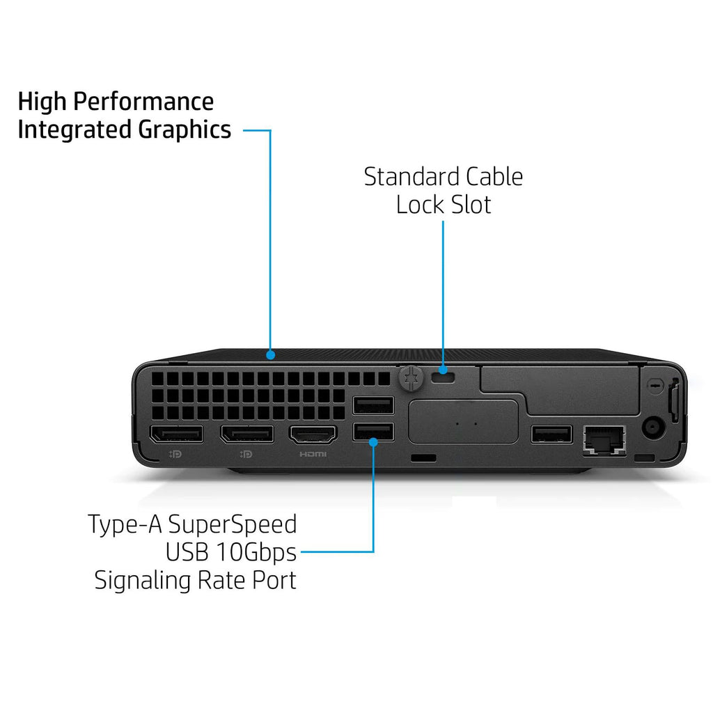 Intel i7 16GB DDR5 512GB SSD Windows 11 Pro Compact Desktop Computer L5022