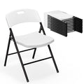 White Plastic Folding Chairs C2922