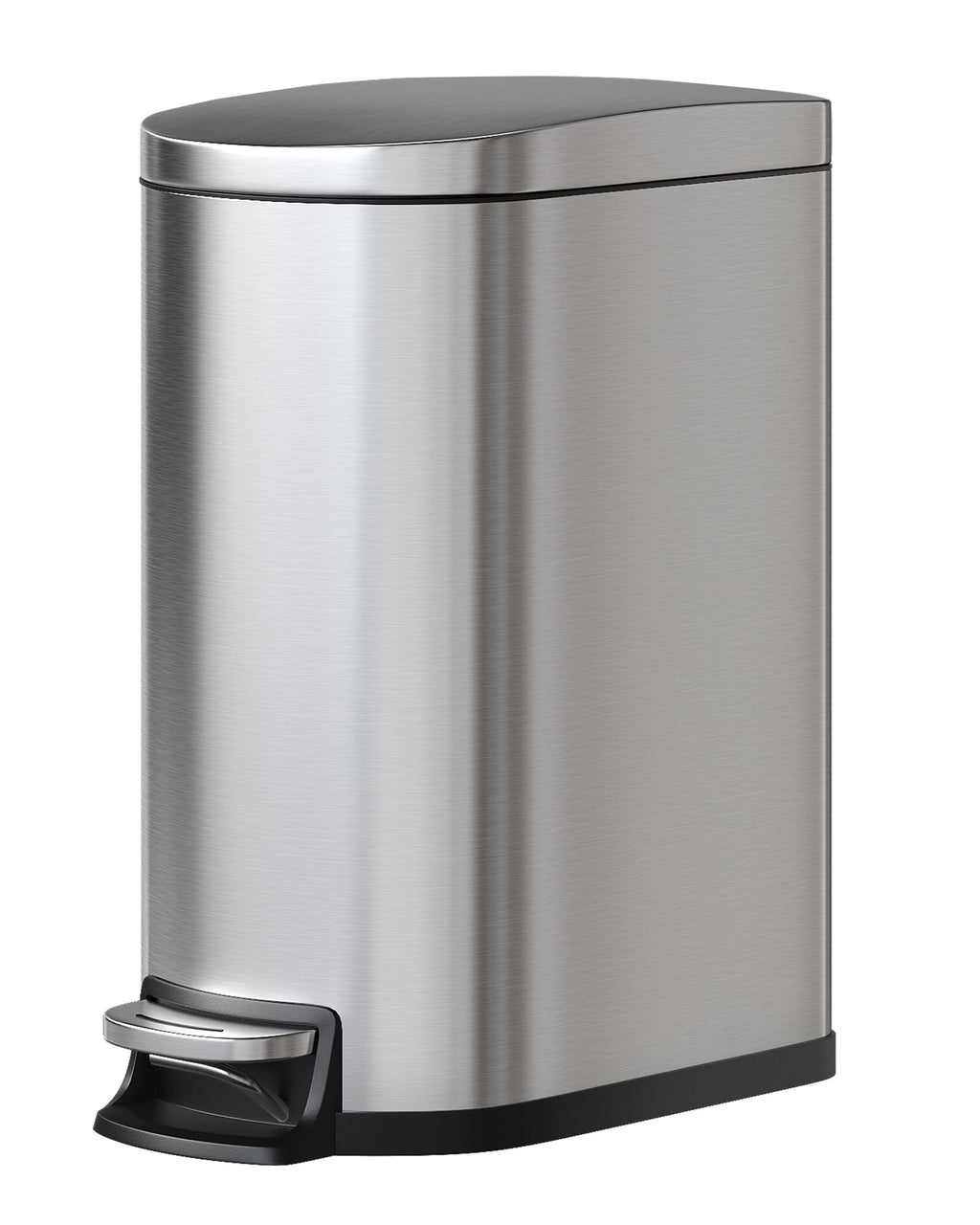 50 L Stainless Steel Kitchen Trash Can with Lid P9241