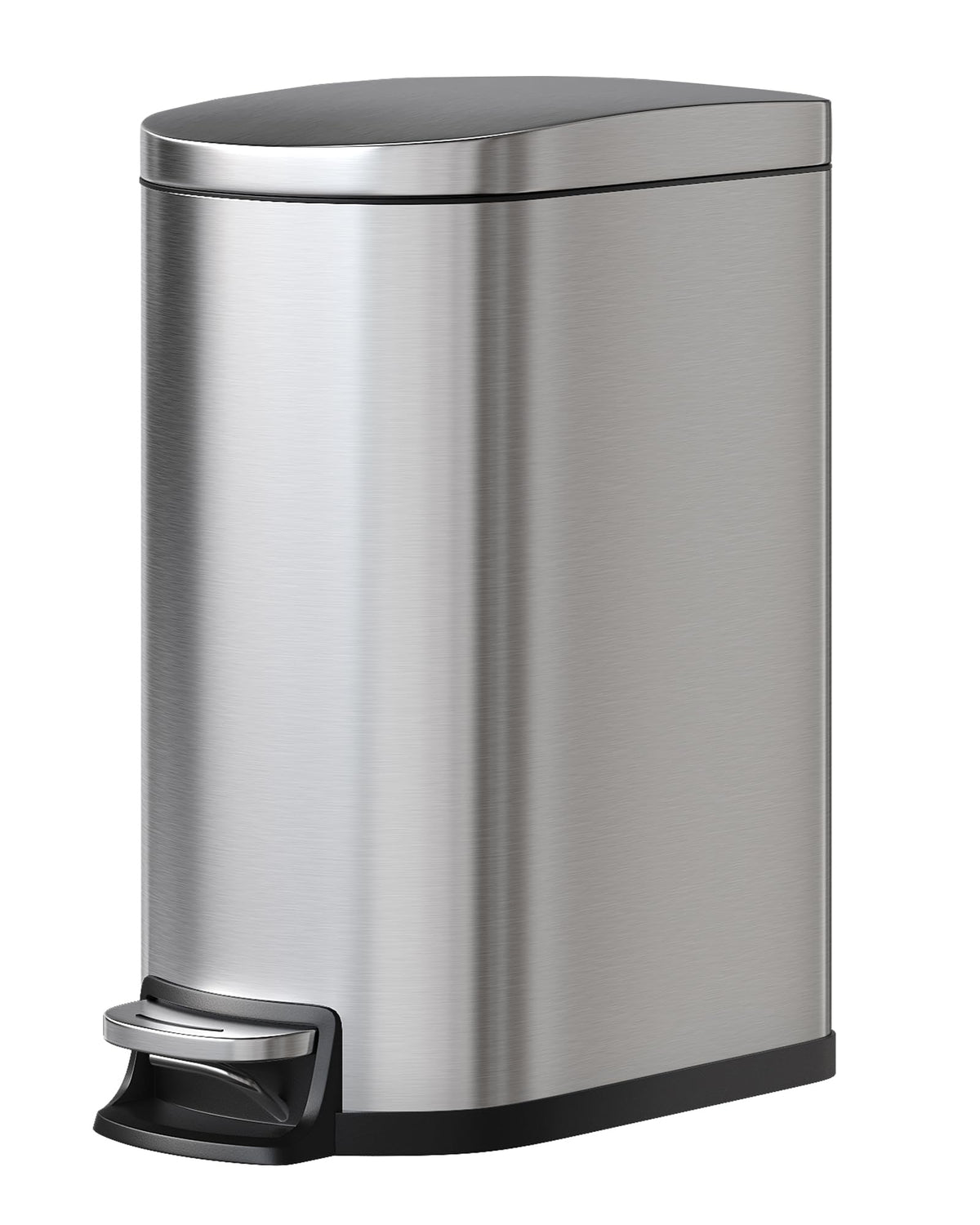 50 L Stainless Steel Kitchen Trash Can with Lid P9241