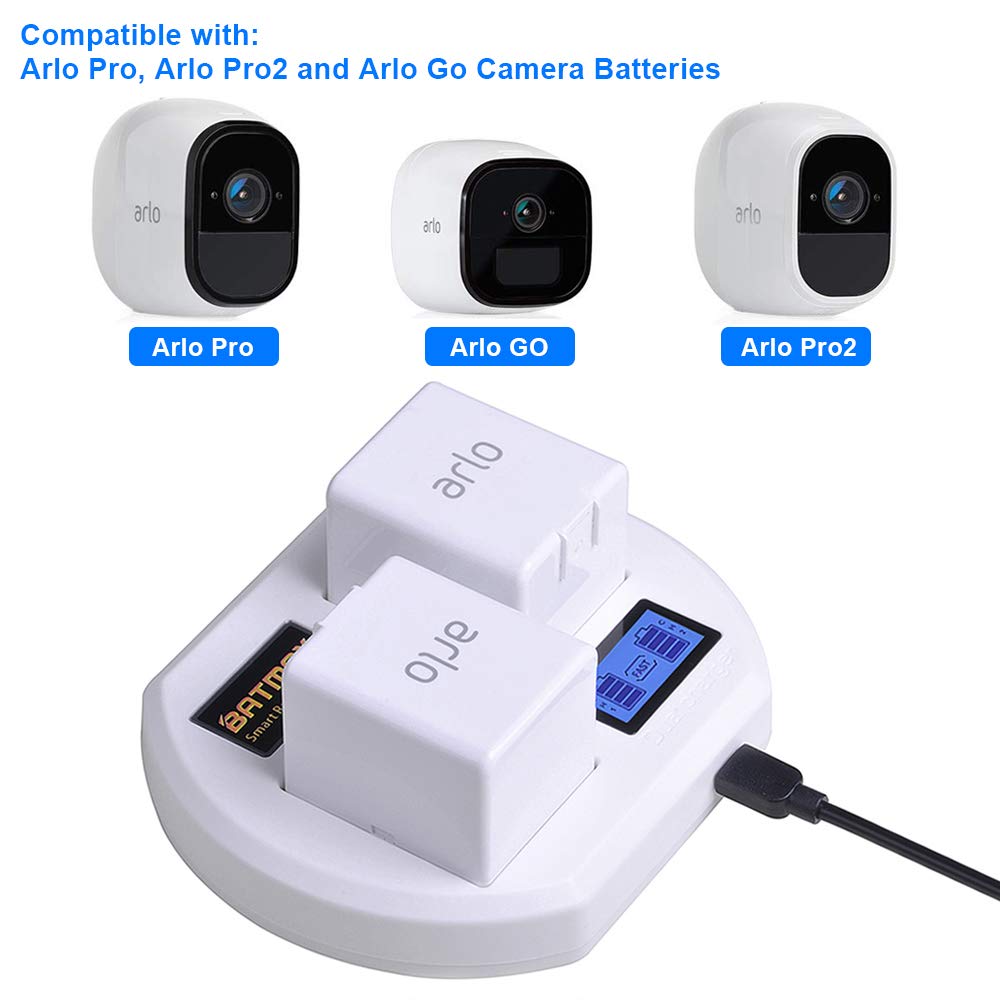 LCD USB Dual Battery Charging Station A7540