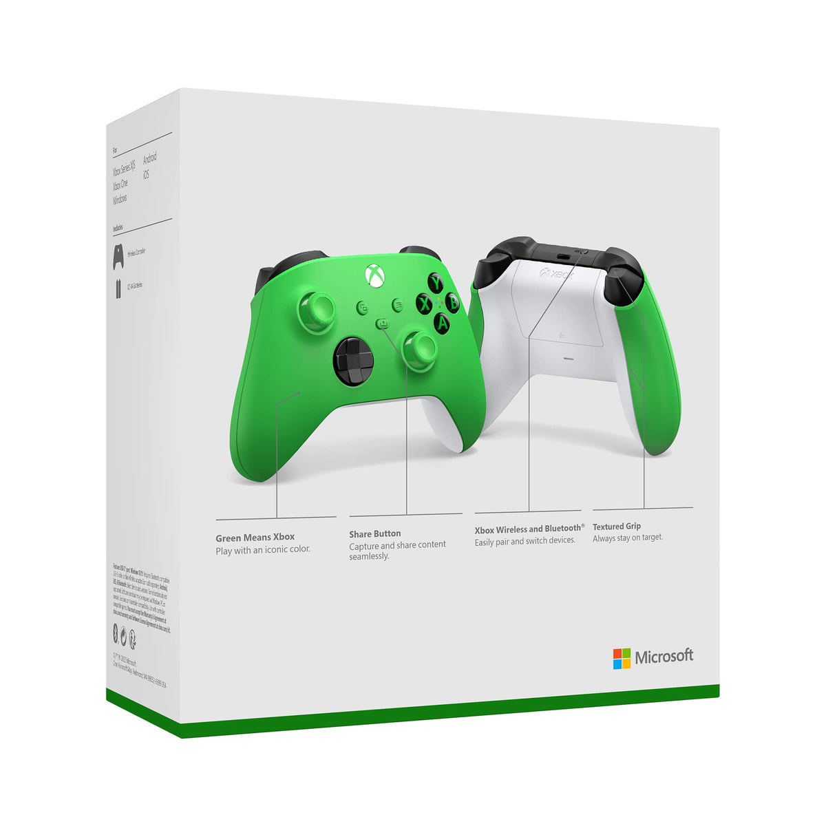 Xbox Wireless Controller Velocity Green P415514