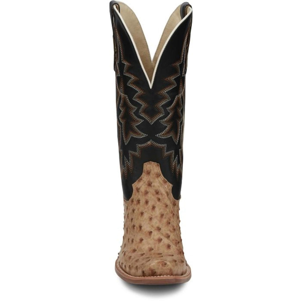 Full Quill Ostrich Leather Western Boots X114
