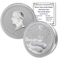 1 oz Australian Silver Lunar Year of the Snake H191287