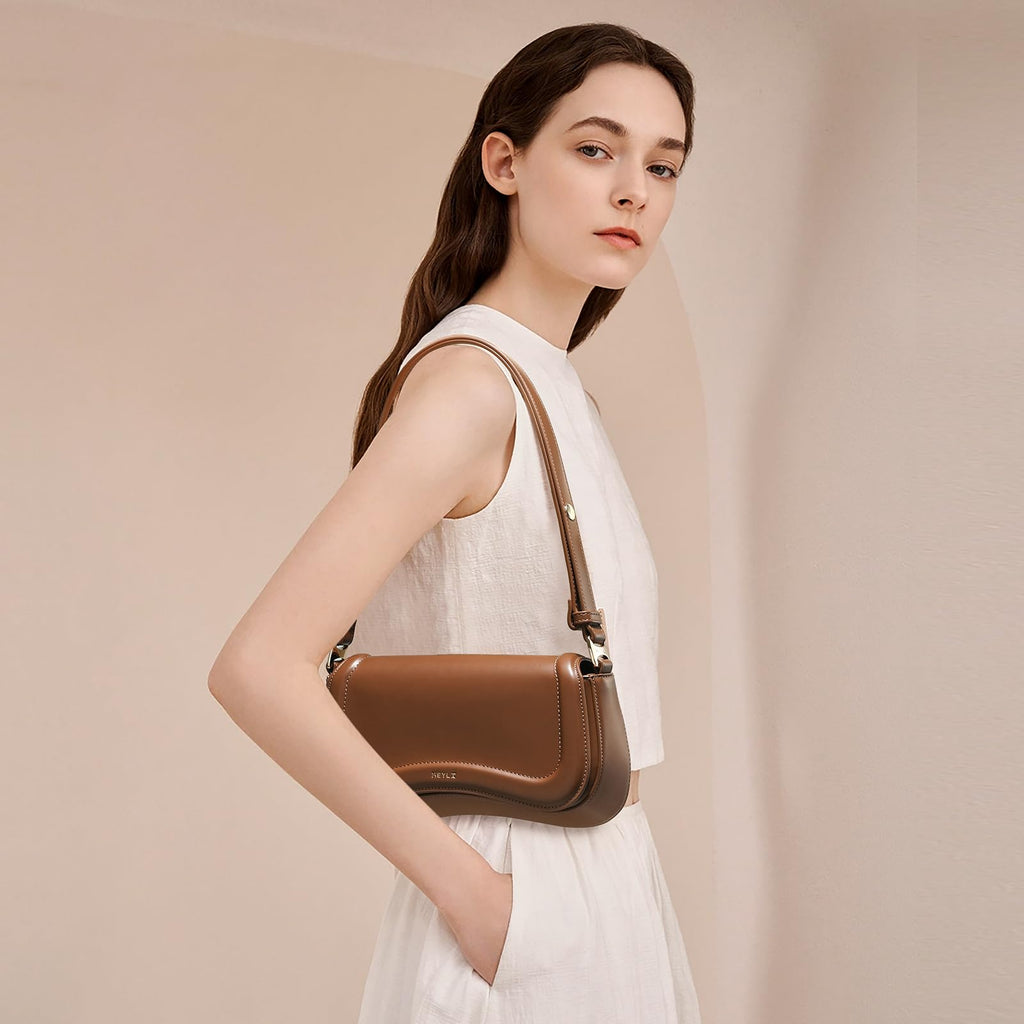 Waterproof Leather Small Shoulder Bag I208651