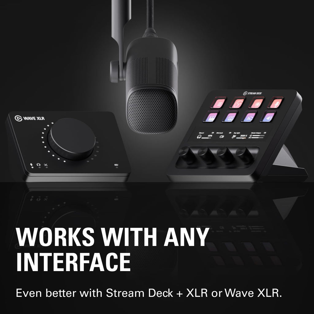 Dynamic XLR Microphone, Cardioid Pattern F25802