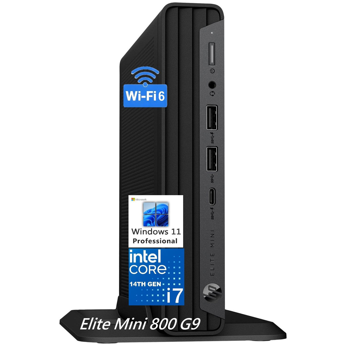 Intel i7 16GB DDR5 512GB SSD Windows 11 Pro Compact Desktop Computer L5022