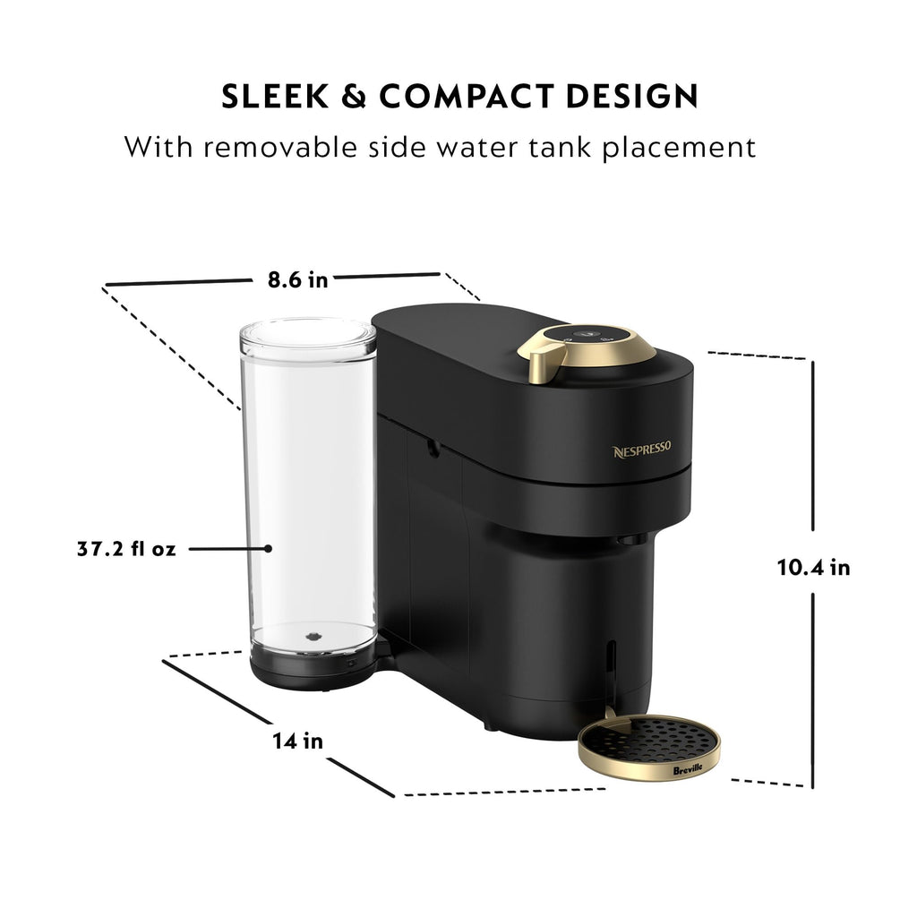 Matte Black Gold Coffee and Espresso Maker N553