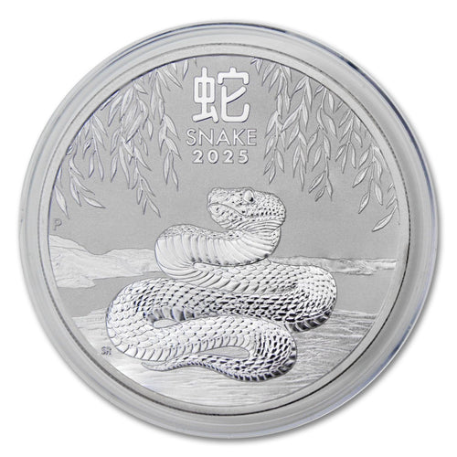 1 oz Australian Silver Lunar Year of the Snake H191287