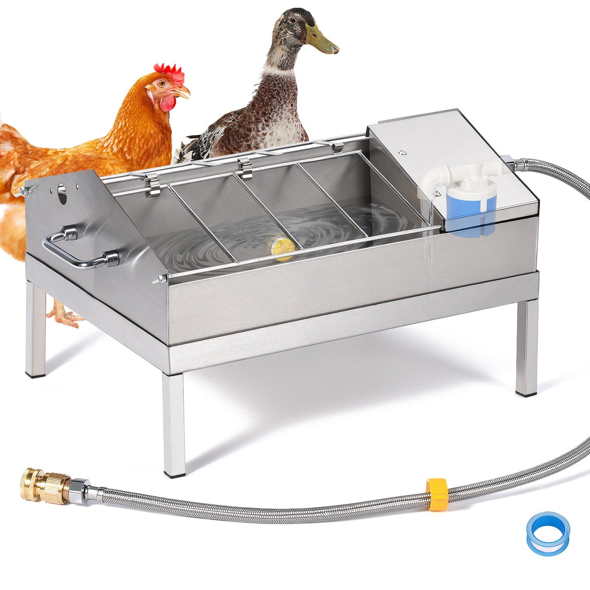 Automatic Chicken Waterer and Feeder Set Y823