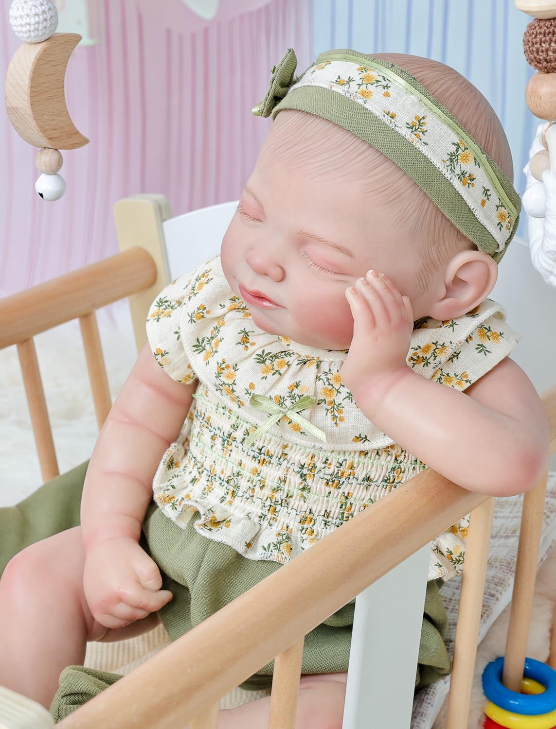 Realistic 20 Inch Baby Doll with Accessories Q418