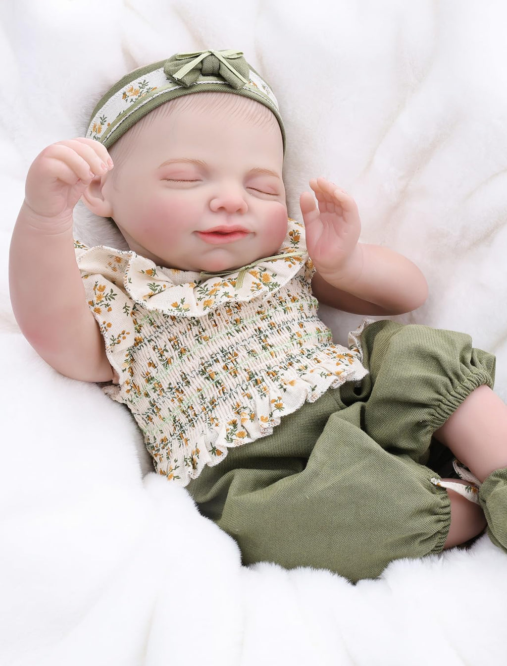 Realistic 20 Inch Baby Doll with Accessories Q418