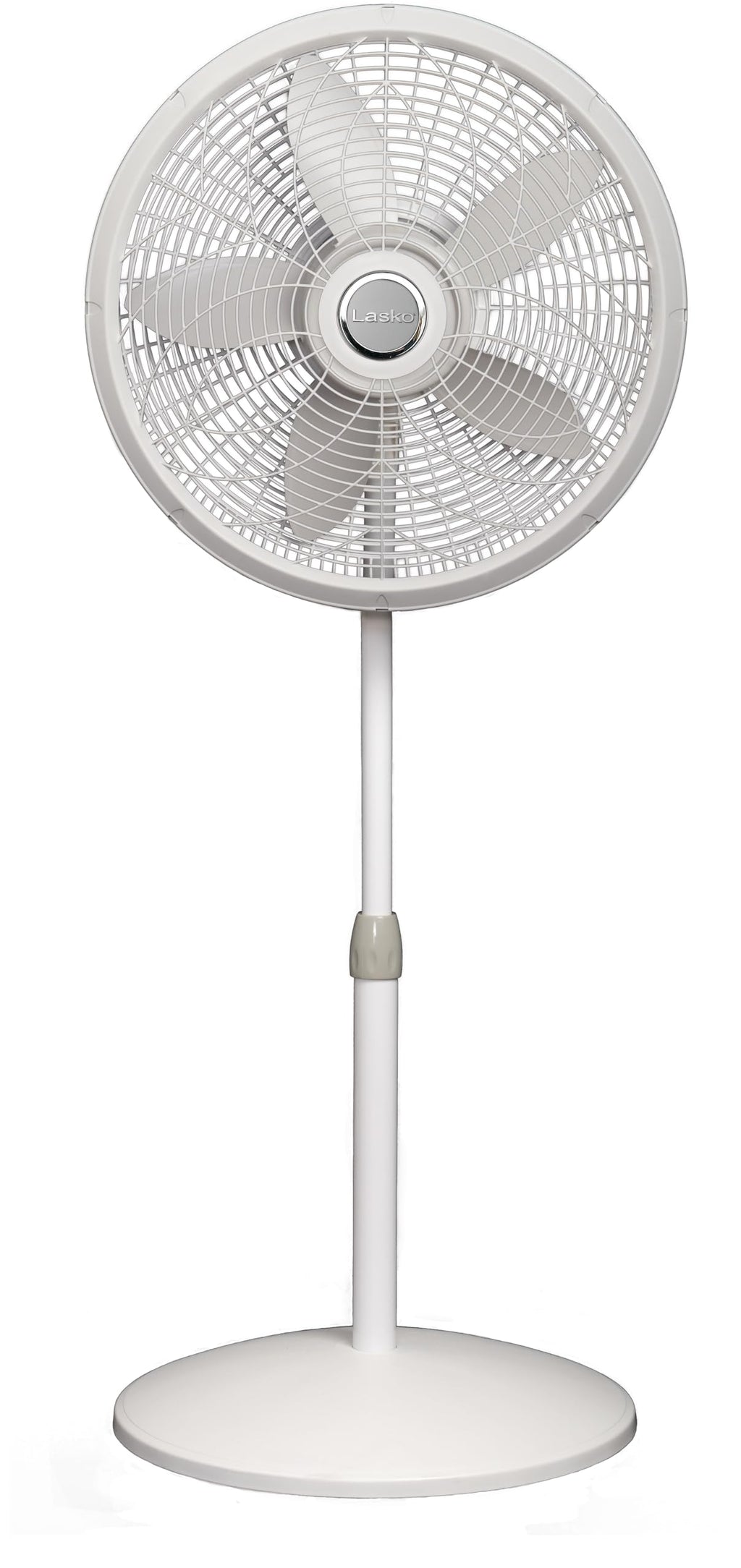 Oscillating Pedestal Fan with Adjustable Height and 3 Cooling Speeds, 18", White D377211