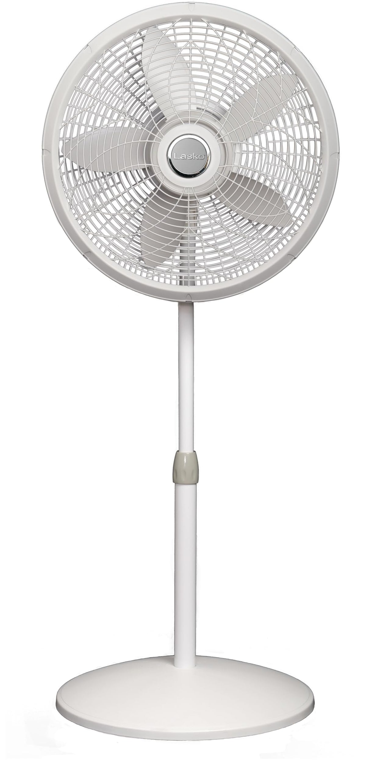 Oscillating Pedestal Fan with Adjustable Height and 3 Cooling Speeds, 18", White D377211