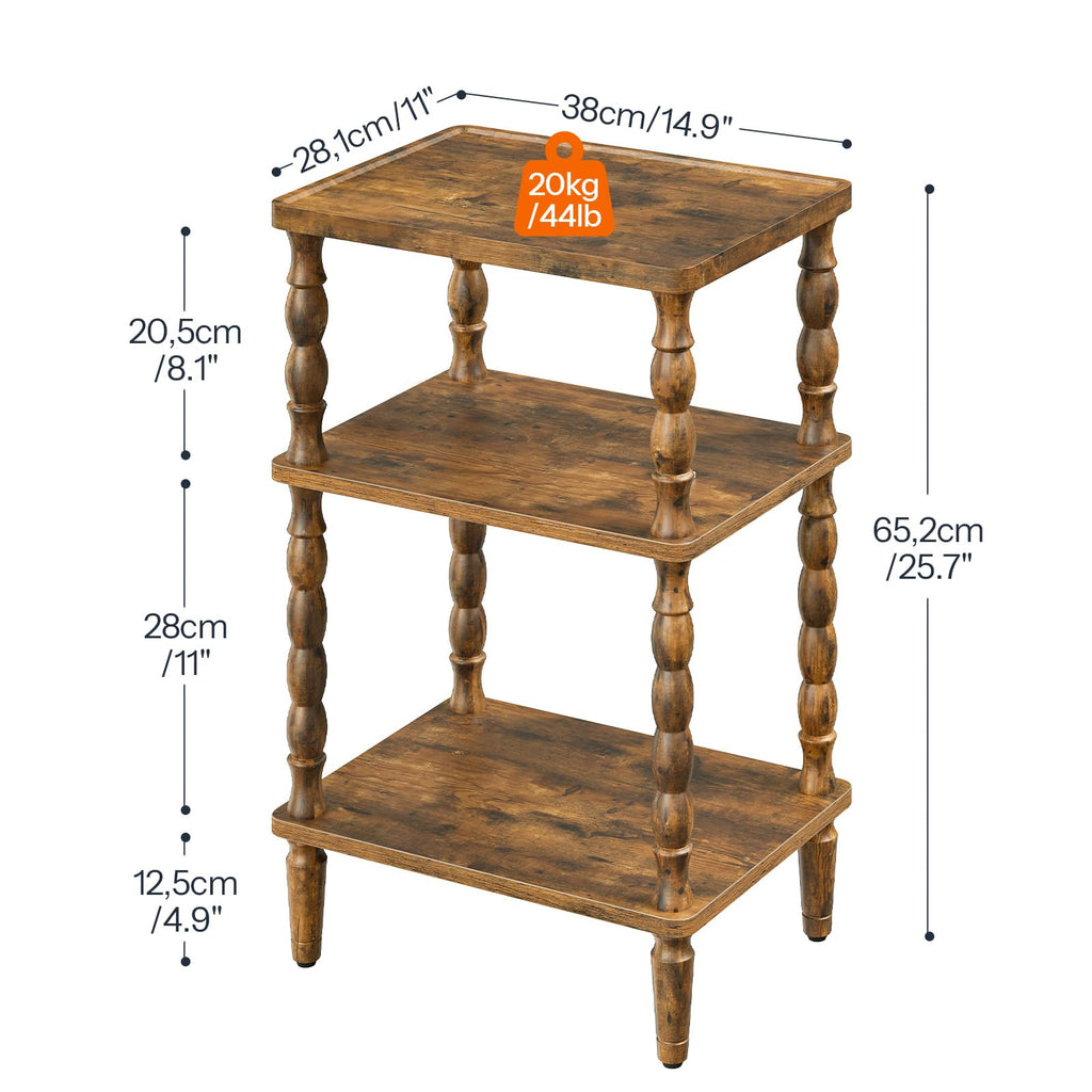 Small 3-Tier End Table E6887
