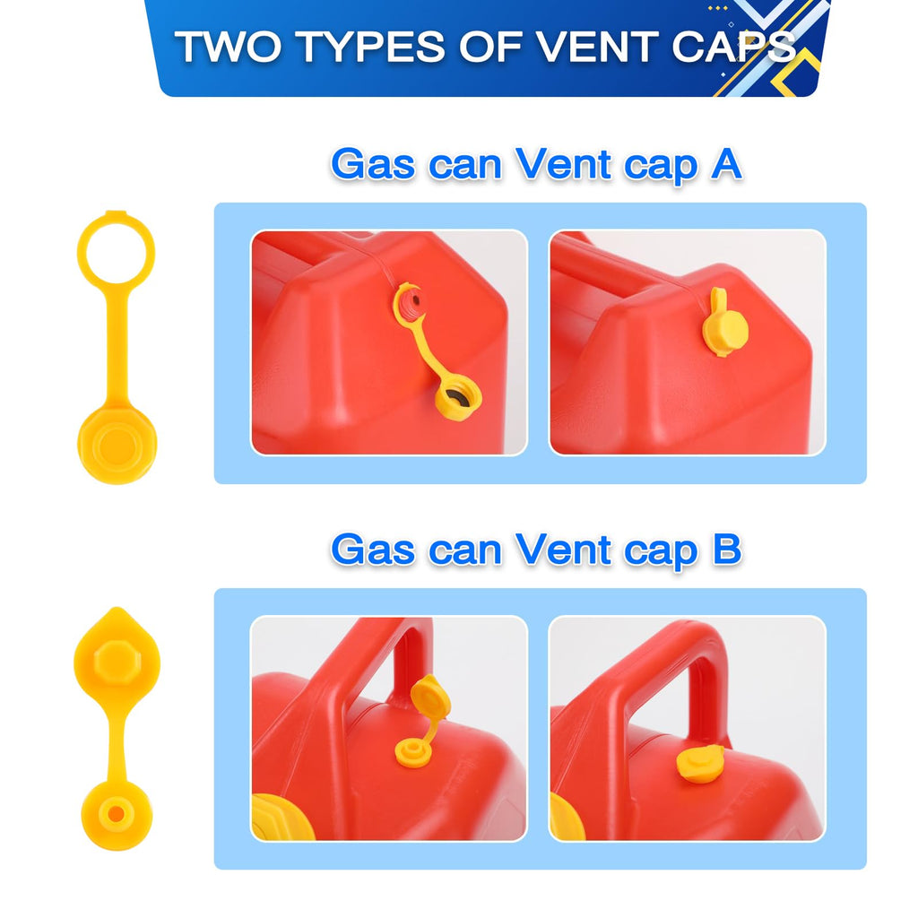 Gas Can Spout Replacement with Vent Caps R640