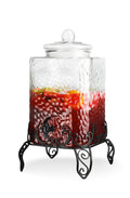 Glass Beverage Dispenser with Stand 2.5 Gal W1157