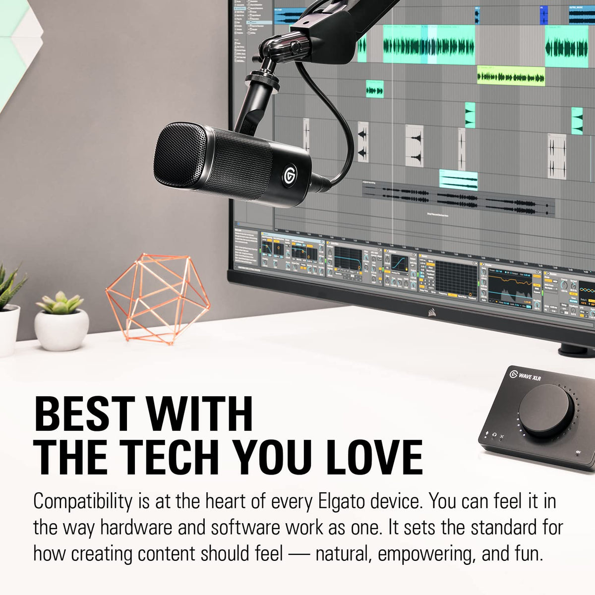Dynamic XLR Microphone, Cardioid Pattern F25802
