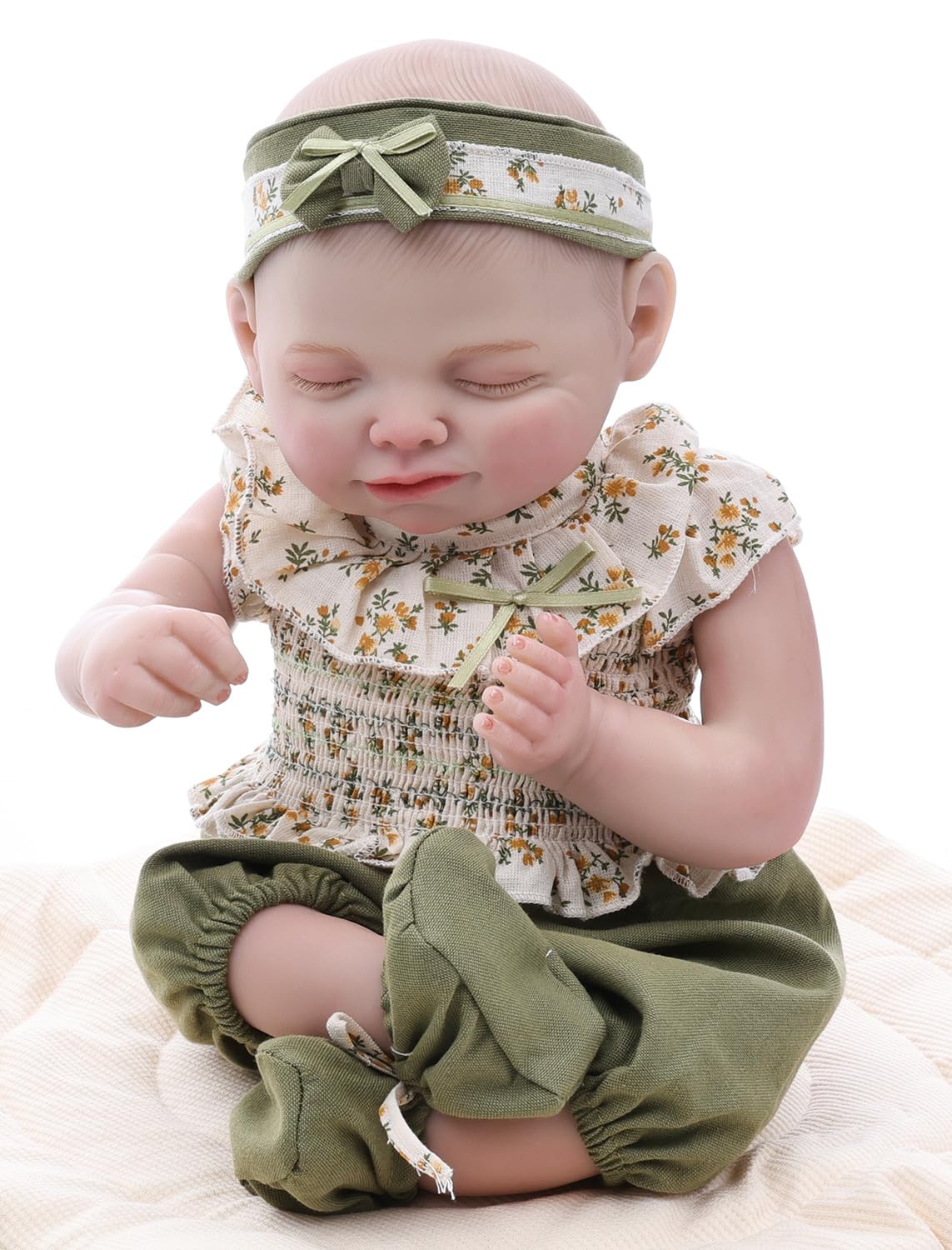 Realistic 20 Inch Baby Doll with Accessories Q418