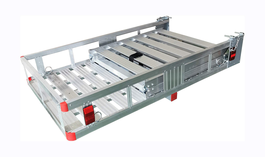 Aluminum Hitch Mount Wheelchair Carrier with Folding Ramp G5480