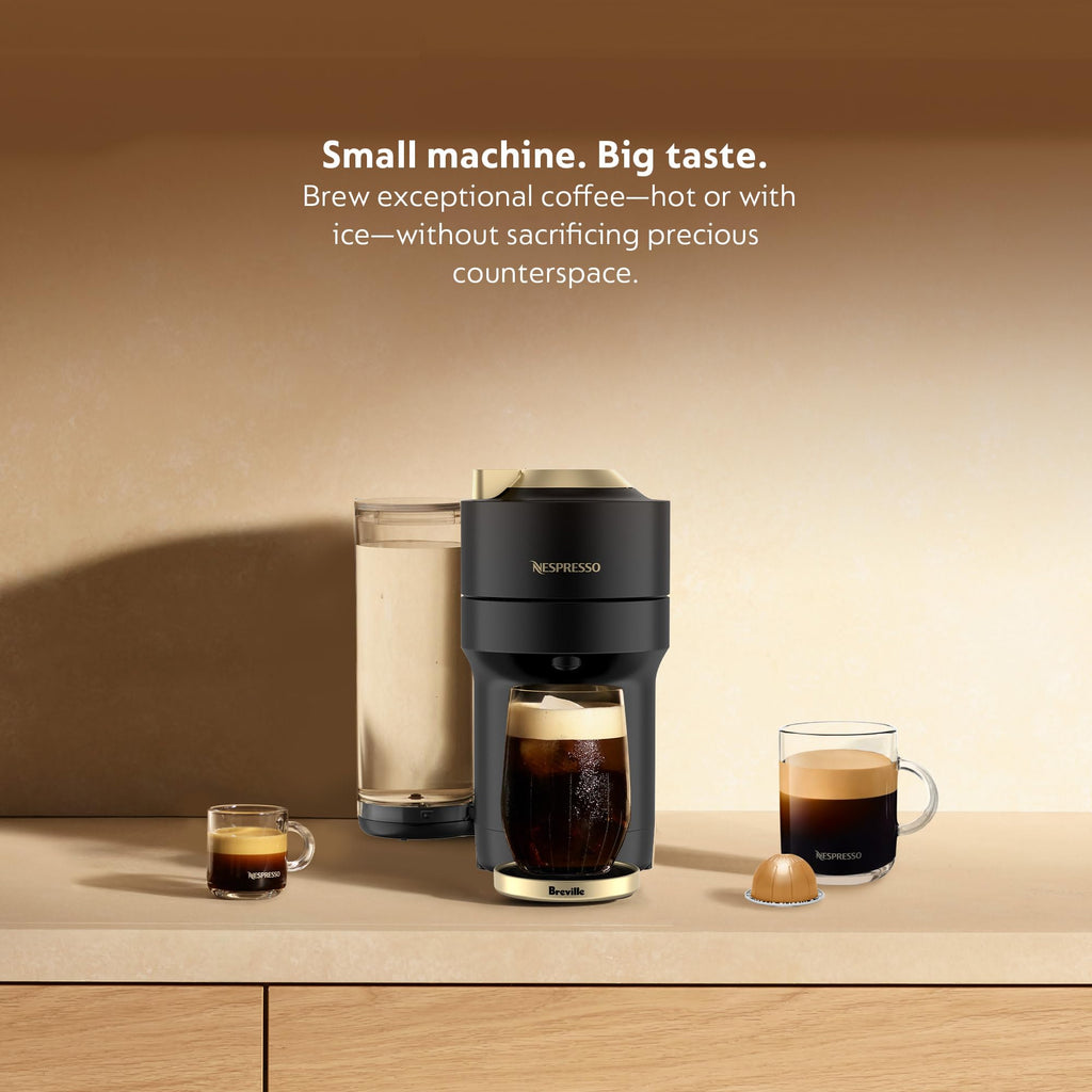 Matte Black Gold Coffee and Espresso Maker N553