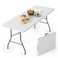 6FT White Folding Table V170