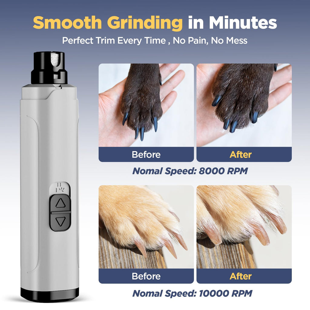 Electric Pet Nail Grinder with LED Lights P91901