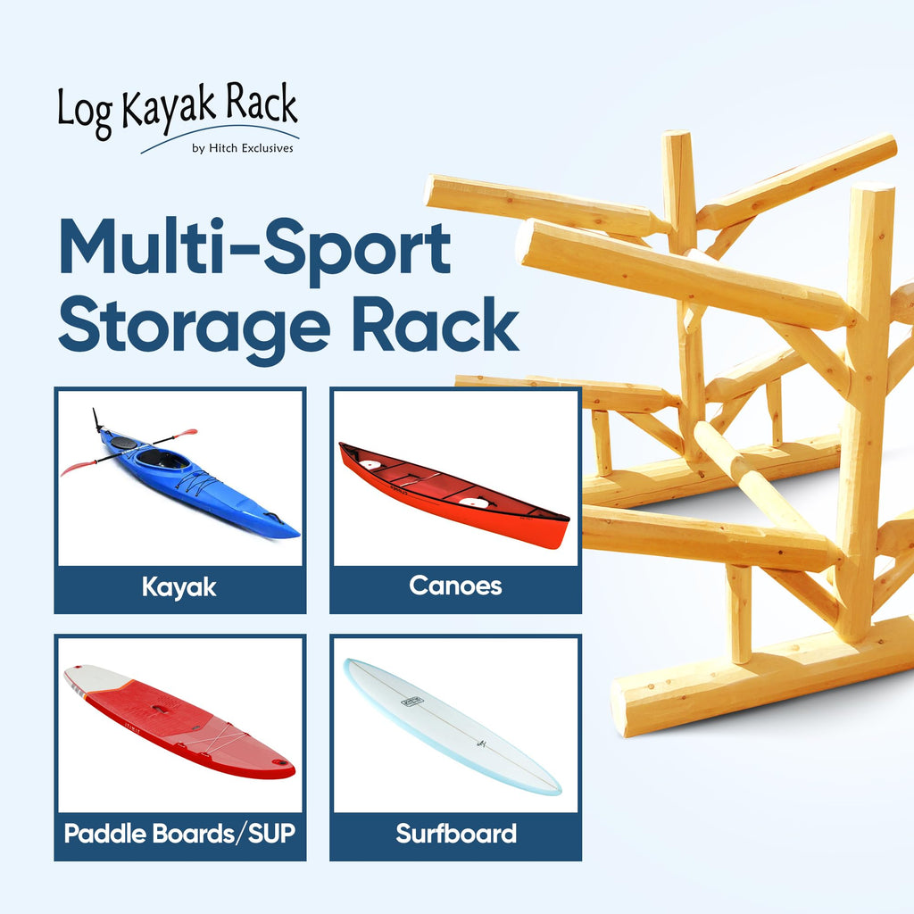 Freestanding Heavy Duty Canoe and SUP Storage Rack A20895