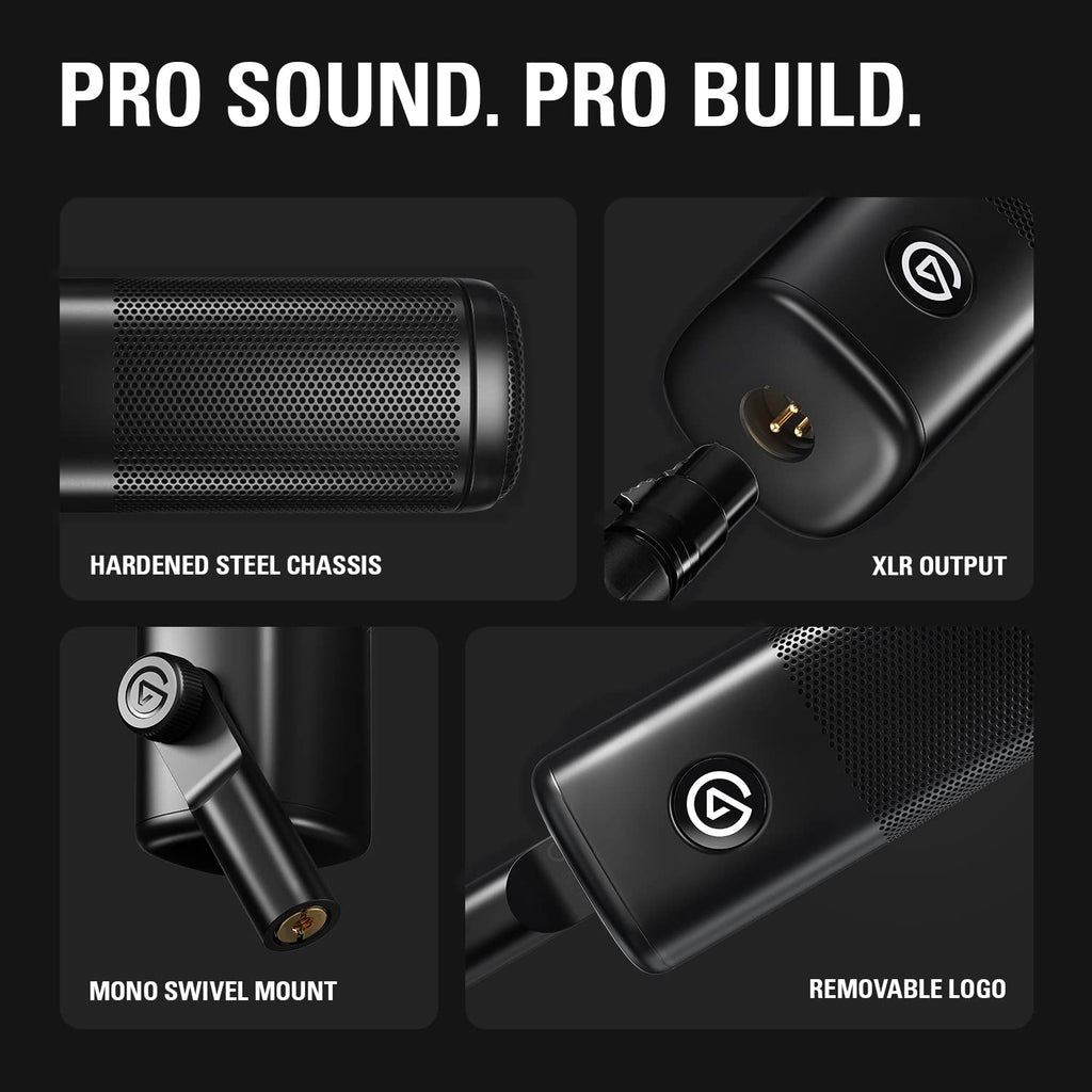 Dynamic XLR Microphone, Cardioid Pattern F25802