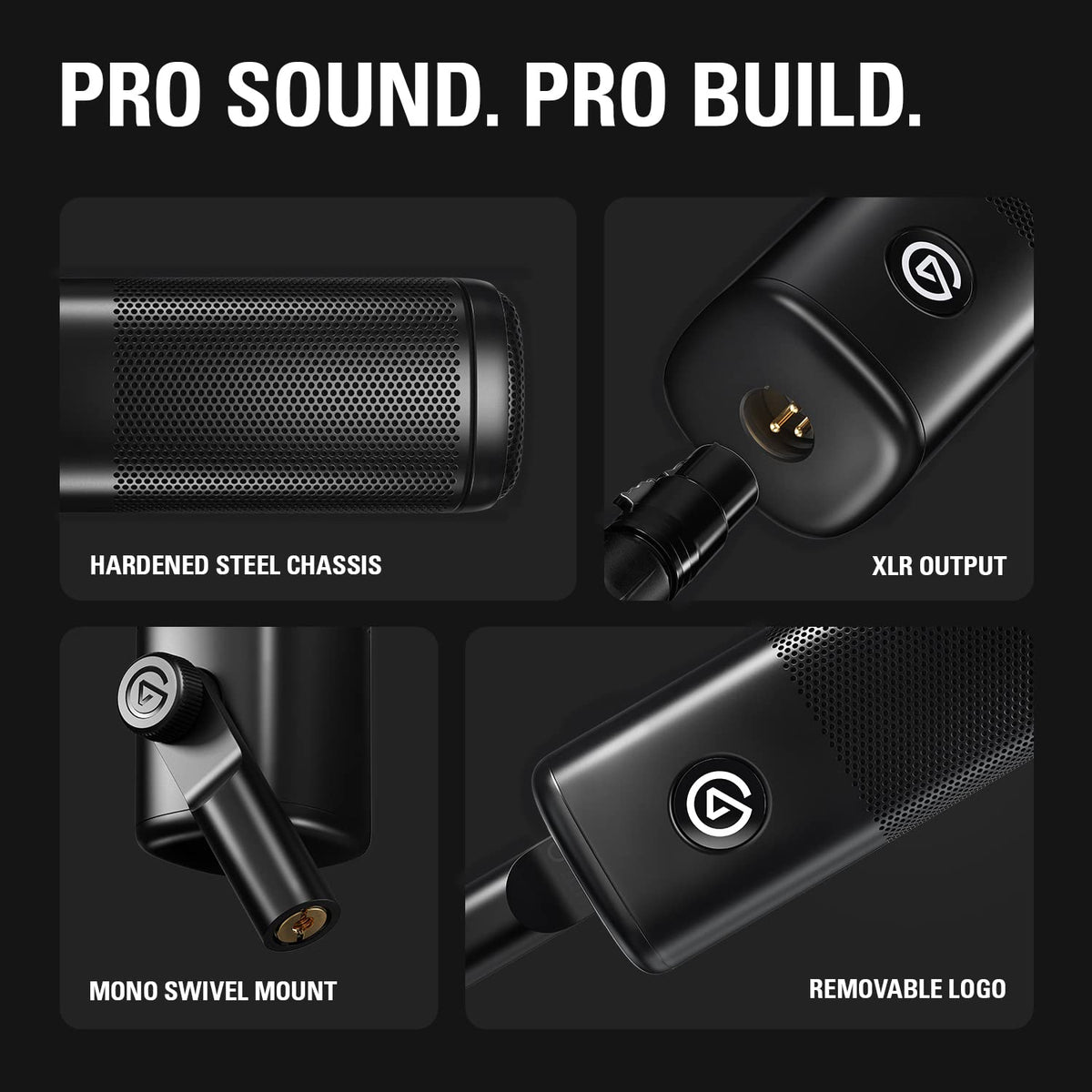 Dynamic XLR Microphone, Cardioid Pattern F25802
