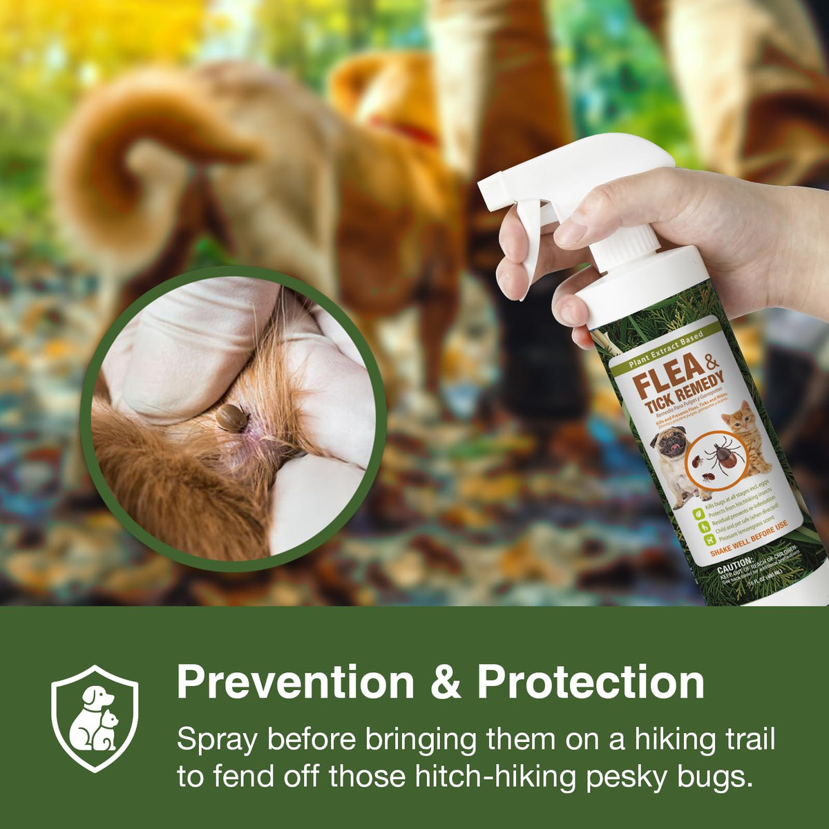 Flea & Tick Removal Spray 16oz T70651