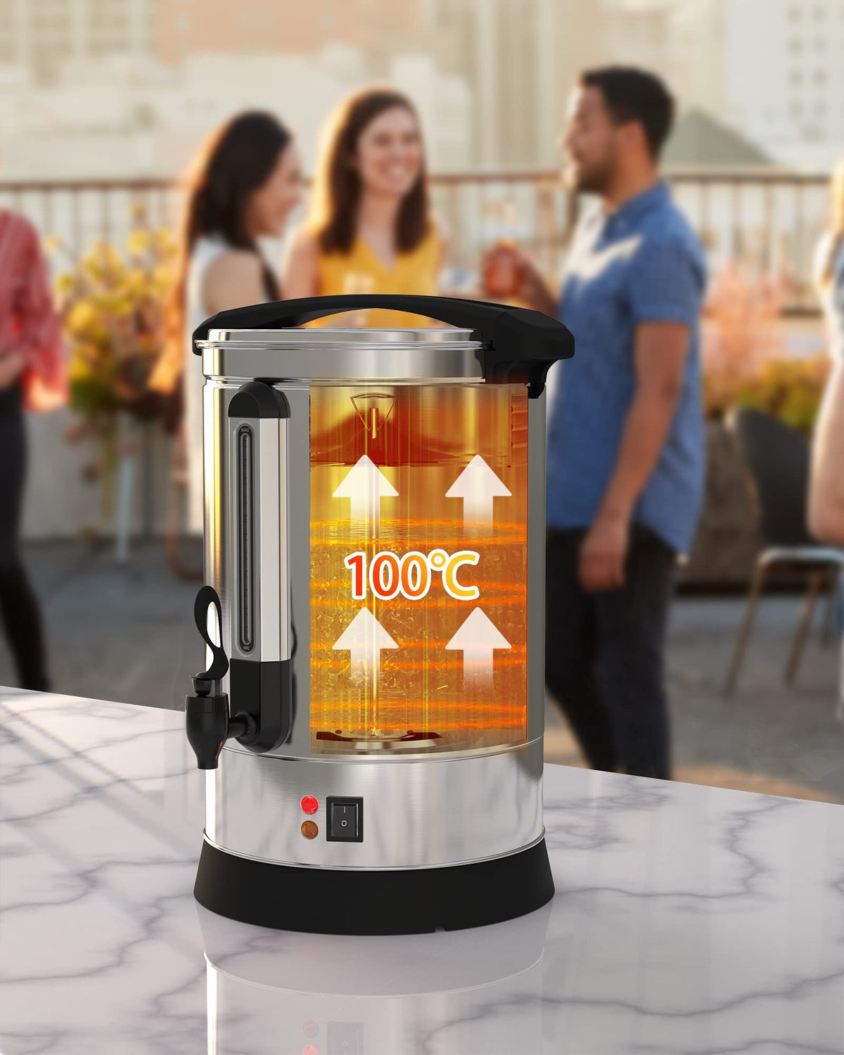 100 Cup Stainless Steel Electric Coffee Urn E237956
