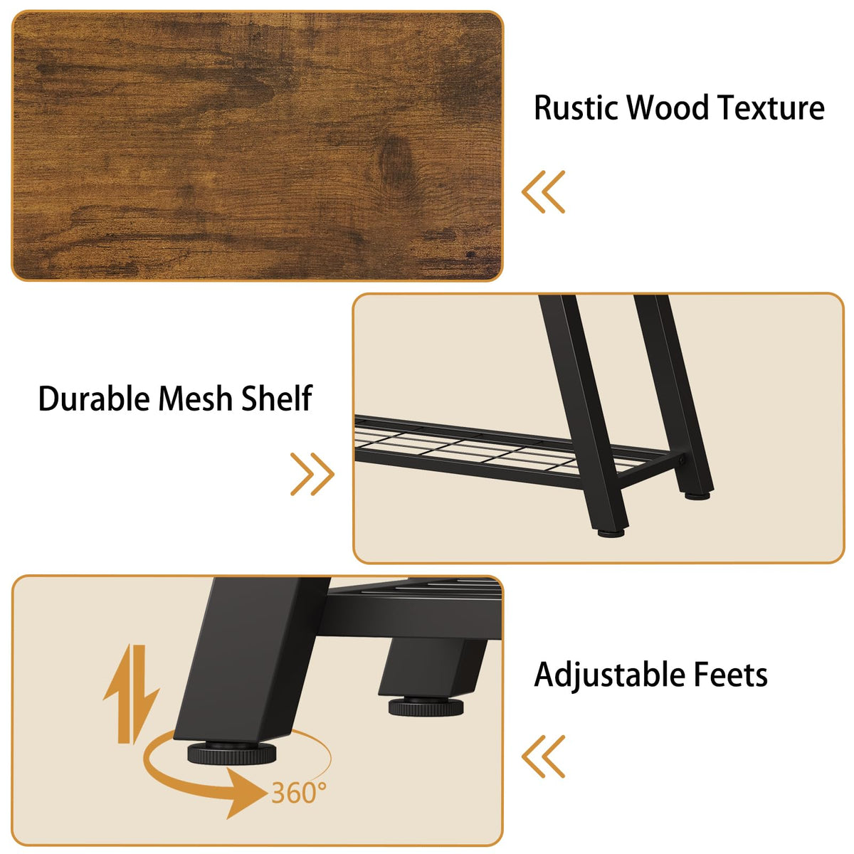 Storage Bench and Shoe Rack B2623