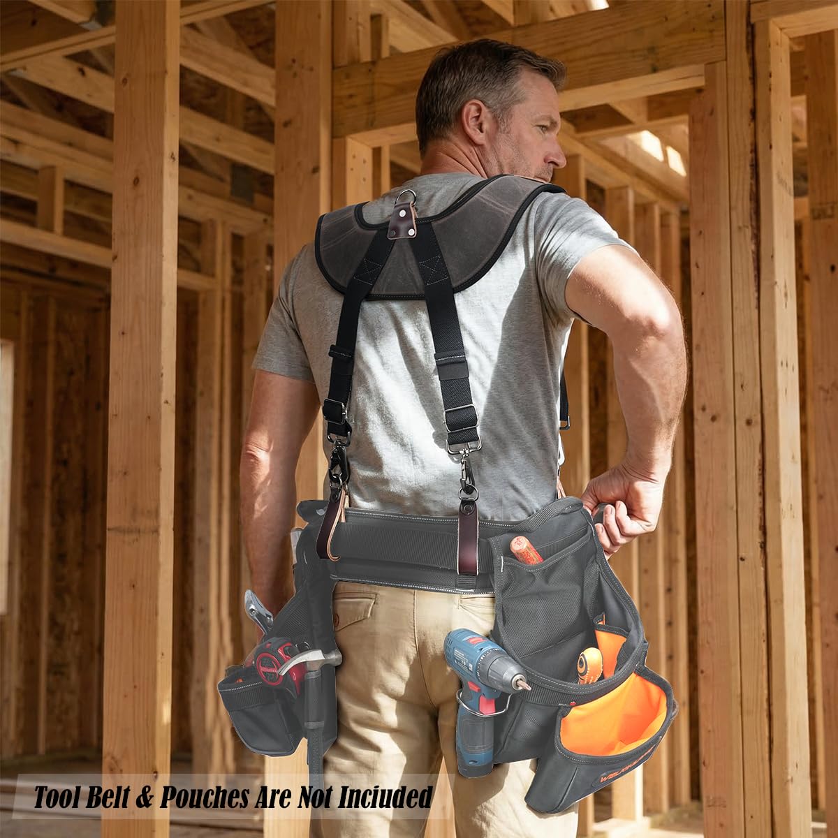 Canvas Tool Belt Suspenders Z953