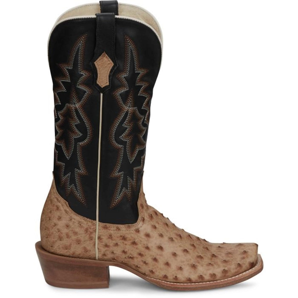 Full Quill Ostrich Leather Western Boots X114