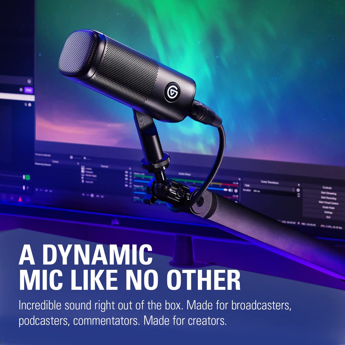 Dynamic XLR Microphone, Cardioid Pattern F25802
