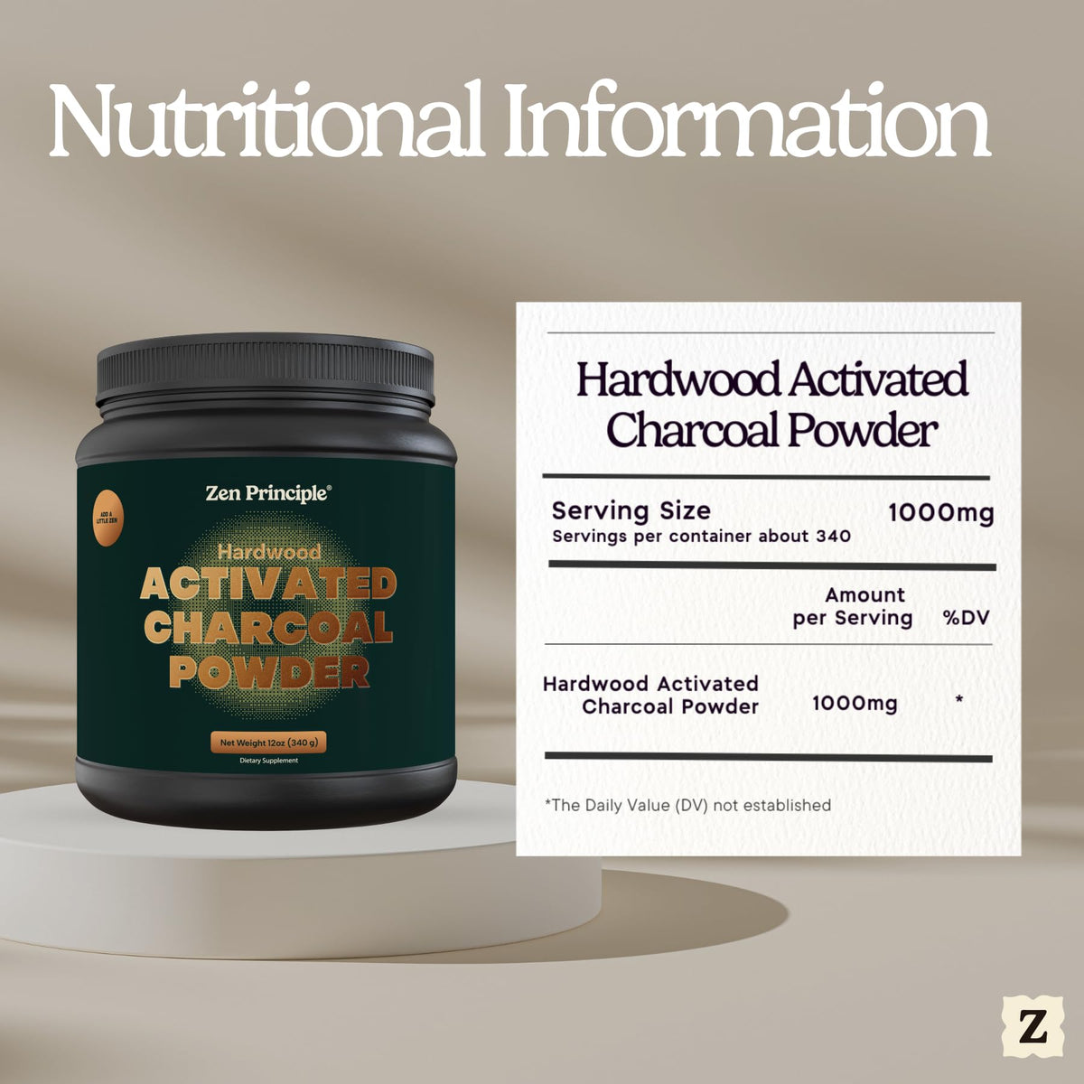 Activated Charcoal Powder 12 oz O878317