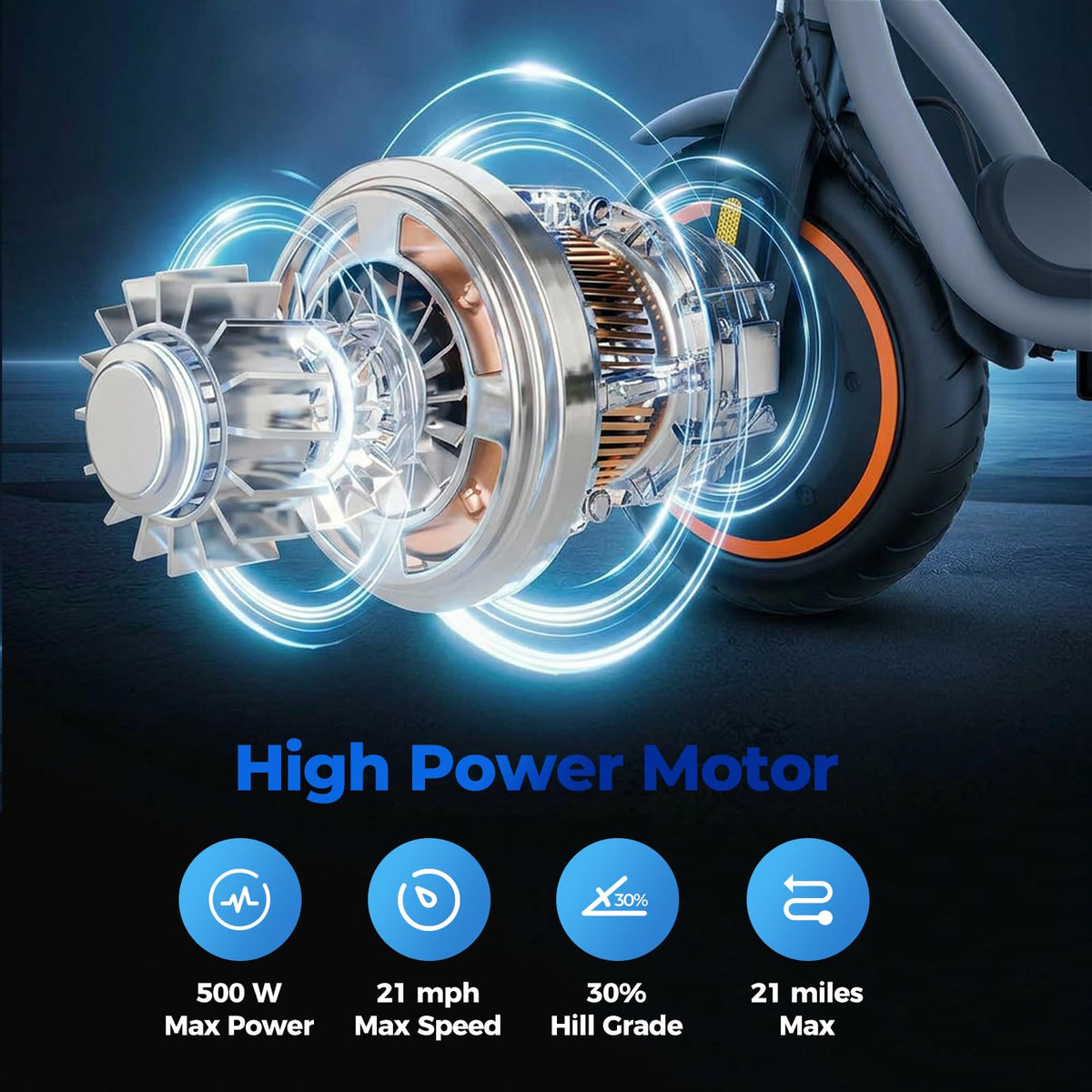 1000W Electric Scooter 28 Miles 25 MPH H569311