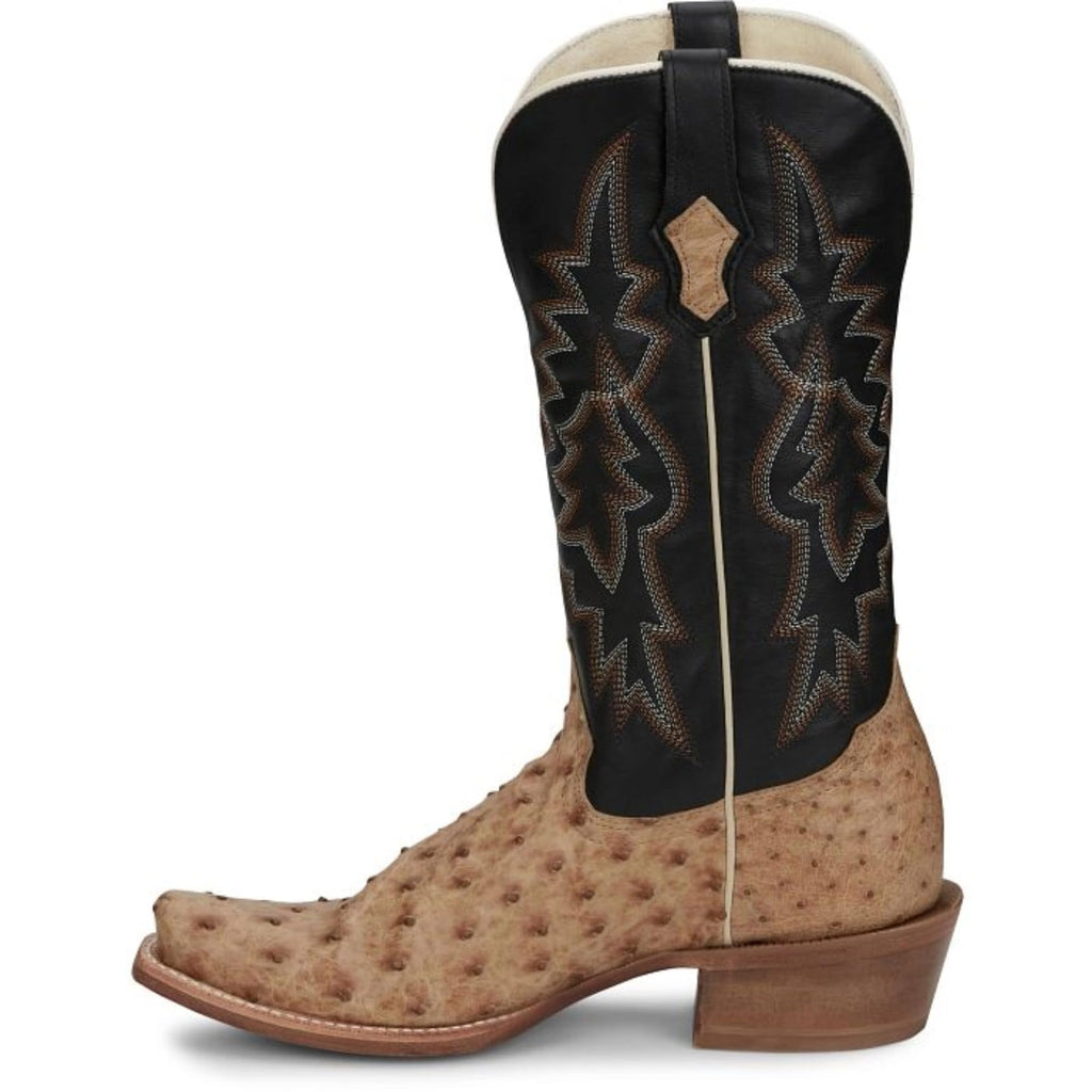 Full Quill Ostrich Leather Western Boots X114