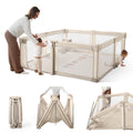 Foldable Baby Playpen with Gate B71649