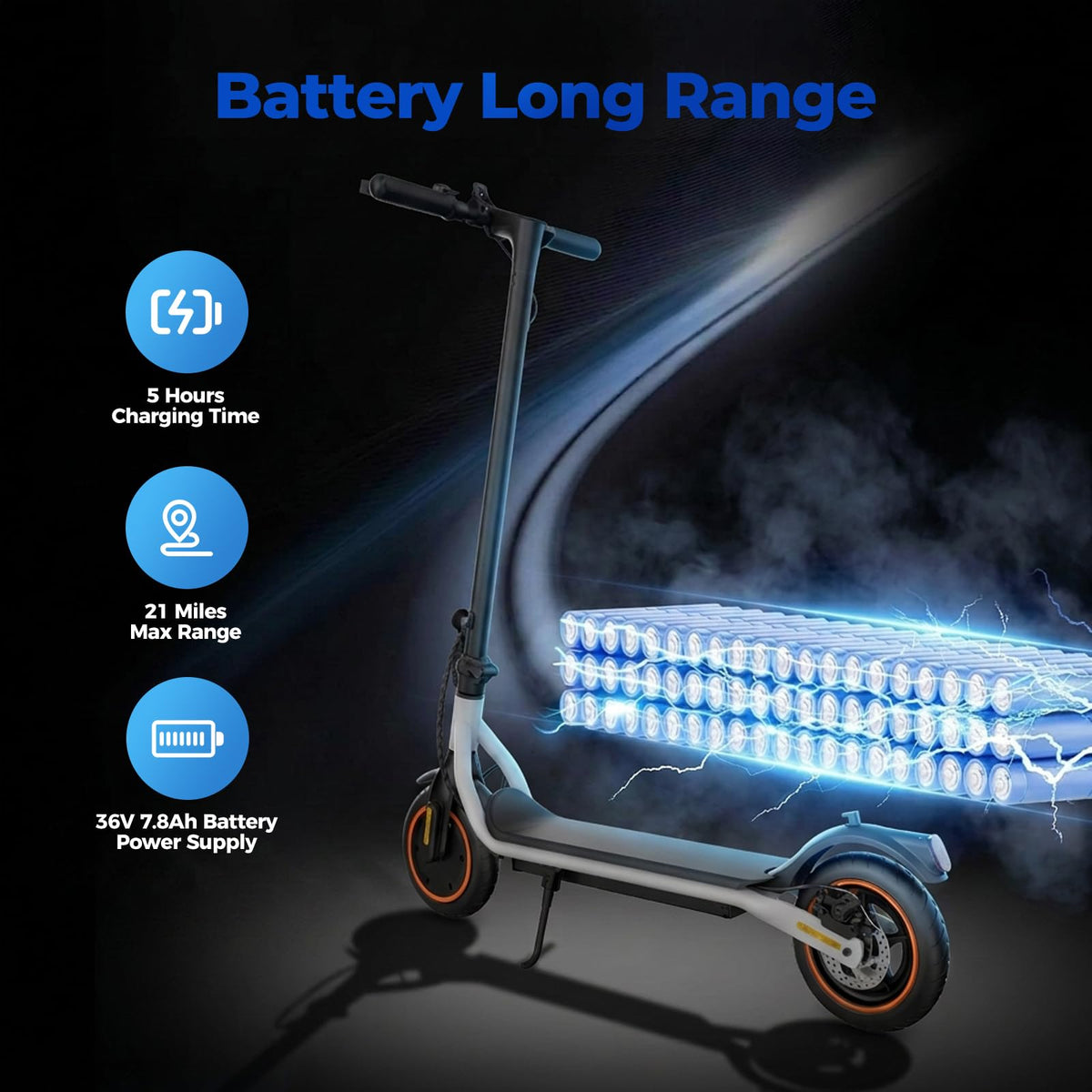 1000W Electric Scooter 28 Miles 25 MPH H569311