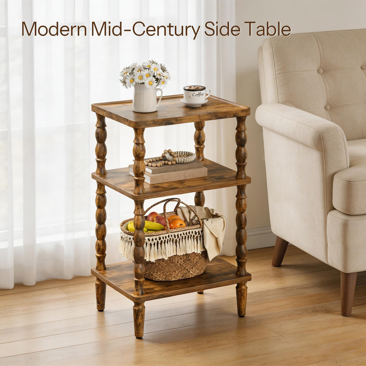 Small 3-Tier End Table E6887
